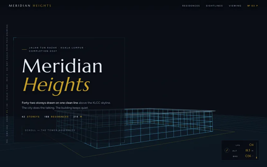 Meridian Heights — design study