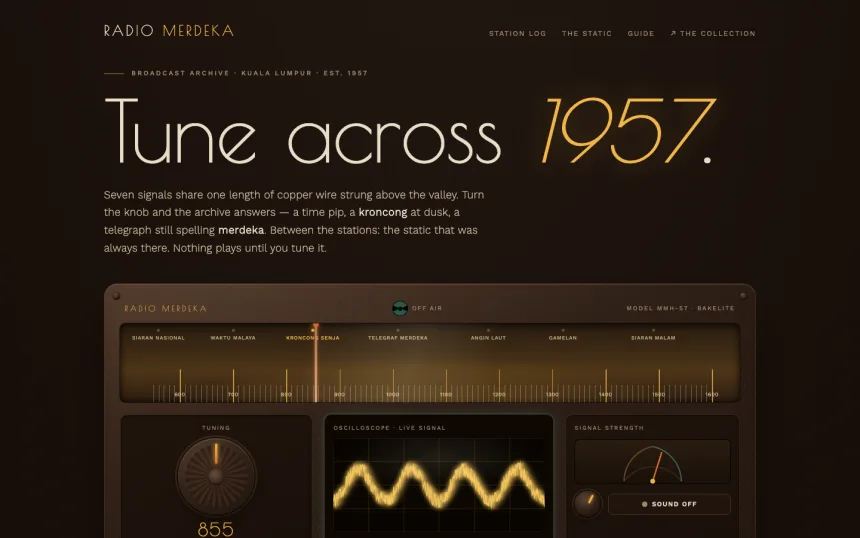 Radio Merdeka — design study